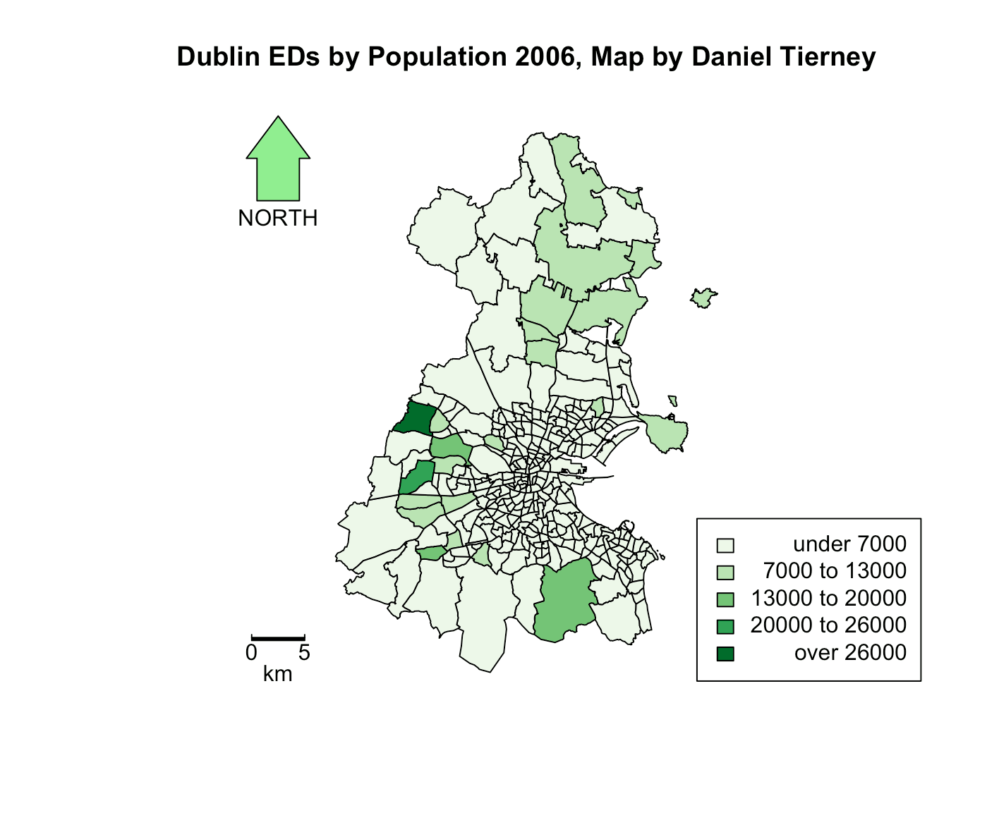 Mapping Dublin's Population Change with R