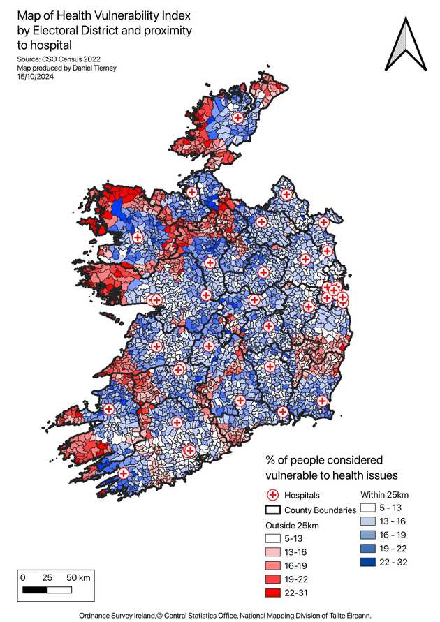 EDs with/without hospital access