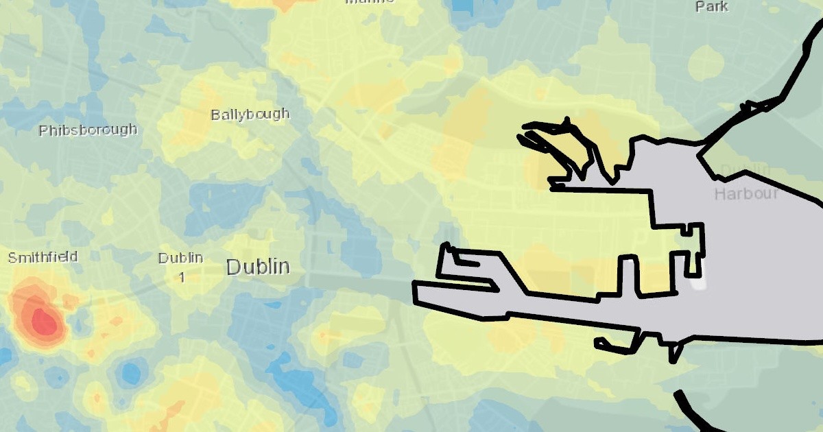 Mapping Dublin's Air Quality: A GIS Analysis of Urban Pollution Patterns